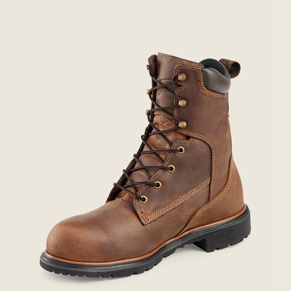 Red Wing Safety Boots Brown - Mens Dynaforce® - 8-inch Toe - 3625-ZKVQB